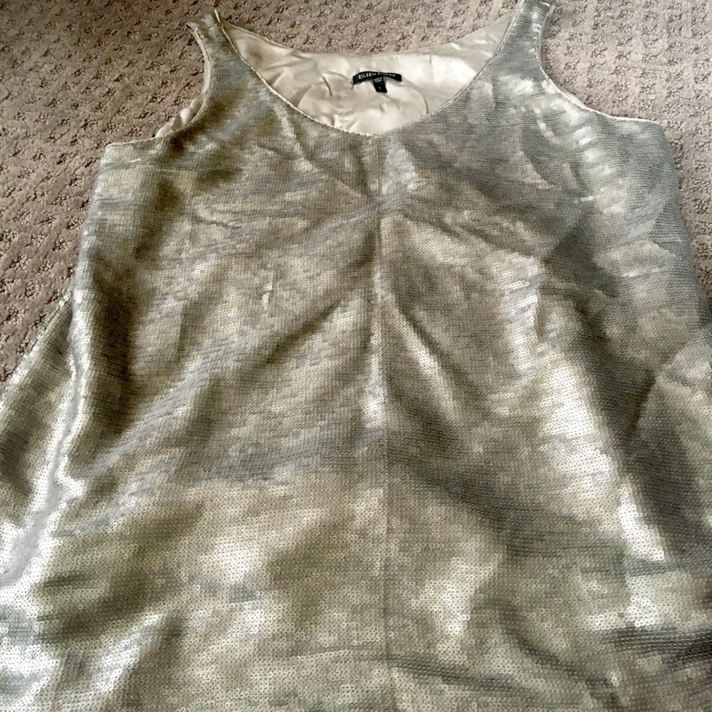 Sequin tank top or shell